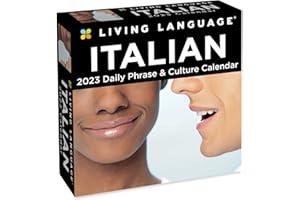ANDREWS MCMEEL PUBLISHING Living Language: Italian 2023 Day-to-Day Calendar: Daily Phrase & Culture