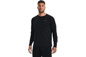 Under Armour Hombre Camiseta Técnica De Manga Larga, Pitch Gray/Black
