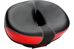 BEXDUG Selle Velo Confortable, Selle sans Nez, Siège Vélo Confortable, Remplacement Selle Vélo Réfléchissant, pour Le Confort des Hommes Et des Femmes