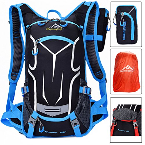 SHTH Damen Herren Wasserdicht Fahrradrucksack Outdoor Sportrucksack Rucksack(18L)