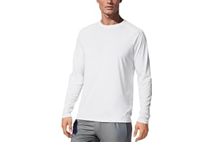 MARZXIN UPF 50+ Langarmshirt Herren UV Shirt Schnelltrocknend Atmungsaktiv Sportshirt Funktionsshirt Sonnenschutz Laufshirt Fitnessshirt