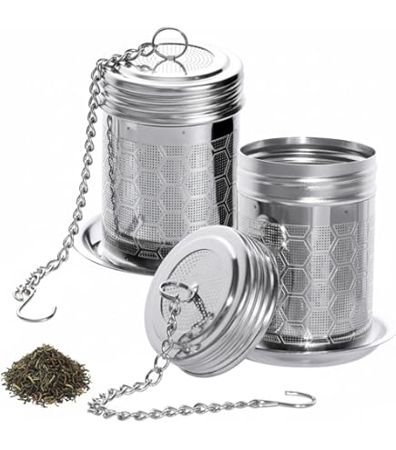 2 Filtri Da Tè In Acciaio Inox 410, 6,4 Cm × 5,5 Cm, Colino Da Tè, Tazza Da Tè, Uovo, Proiettile Per Tè, Tea A Rete, Palline Da Tè, Filtro Per Tè - Foto 5