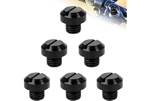 DASYUSUO 6Pcs M10 Motorrad Spiegel Schrauben,Motorrad Blindstopfen,CNC Aluminium,Motorrad Rückspiegel Gewindebolzen Verschlussschraube Motorrad