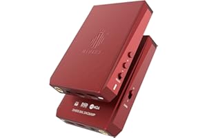 Hidizs DH80S Portable Balanced DAC and AMP, Supports MQA Audio Technology, Portable Audio Decoding Amplifier DSD64/128, for Windows 10/Mac OS/iPad OS/Android/iOS System