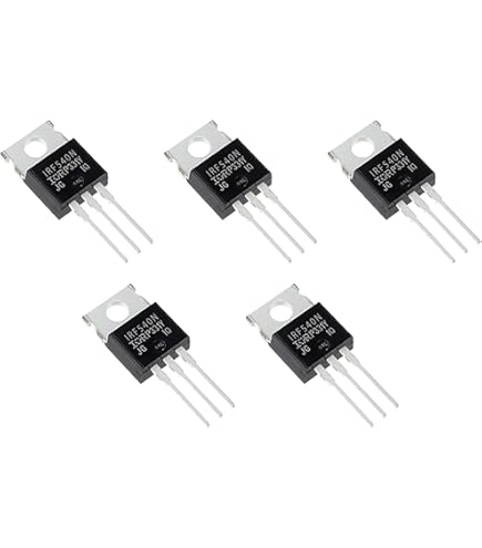 10pcs MOSFET Bundle Bridgold 10pcs IRF540 IRF540N TO-220 N Channel, 33 A Mosfet Transistor - View #7
