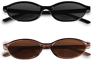 BUTBU Occhiali da Sole Vintage, 2/4 Pezzi Occhiali da Sole Set Vintage, Polarizzati Protezione UV400, per Donna Uomo