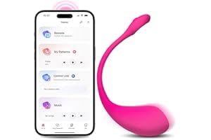Lovense Lush 2 Vibratorensets für Frauen mit App, Vibro Ei mit Fernsteuerung für unterwegs, leichte Vibration für Frauen mit 