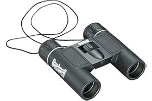 BUSHNELL - Jumelles Compactes pour Adultes - Powerview - 12x25 - Noir - Prisme en Toit - Compactes - Idéales Randonnées - Camping - Pocket - 131225