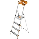 Scala Attica Alluminio 7 Gradini - Con Vaschetta Portaoggetti - Foto 11