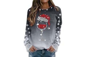 azaz Sweat Noel Femme Pull Noel Rigolo Femme Hiver Pull Noël Femme Drole Pull De Noel Femmes Pull Noel Moche Pull Noel Femmes Pull Noel Famille Noël Sweat Polaire Femme Hiver Chaud Sweatshirt