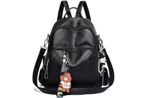 AINUOEY Mujer Bolsos Mochila Casual Bandolera Marca Mediano Antirrobo Italianos PU Cuero 76656 1 piezas