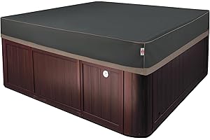 SHIELD OUTDOOR COVERS Poolabdeckungen240x240x25 Poolabdeckung 420D Oxford-Gewebe Garten-Pool Staubabdeckung,Abdeckung für Whirlpool Wasserdicht,Abdeckplane Pool mit UV-Schutz,Abdeckplane Pool für rechteckige