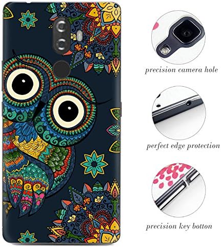 Frlife Case for Lenovo K8 Note Smartphone, Colorful Painting Silicone Rubber Back cover Gel Soft Cover with Ultimate Protection from Drops and Impacts