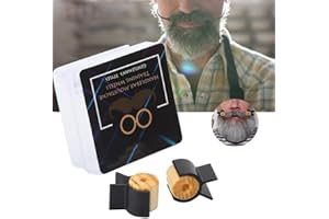 TELITUNY Schnurrbart Roller, Perfekte Bart Styling Roller–Bart-Styling-Werkzeuge Bartroller Lockenwickler für Männer–unverzichtbares Bartpflege-Zubehör Schnurrbart Wickler–für Väter Jungen Ehemann Freunde