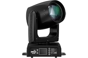 BETOPPER 150W Moving Head DJ Light,BETOPPER Mini LED Stage Light, RGBW Roto Prisma Beam Light, Sound Activated & DMX-512 Control Spotlight for party, bar, club, DJ stage lighting, 1 pack