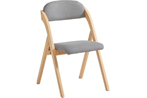 ‎SOBUY SoBuy FST92-N Krzesło do Jadalni Krzesła Składane Drewniane z Poduszka Krzesło do Biura Domowego