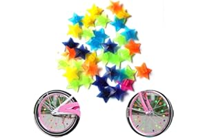 YUFANA 72 Pcs Bicicleta Habló Decoración,Bicicleta Decoración Perla Clip,Bicicleta Cuentas de Radios,Rueda de Bicicleta Bici Clip Bicycle Spoke,Perlas de Rueda Bicicleta Accesorios para Infantil
