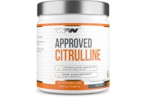 ‎WORLD'S FOOD NUTRITION WFN Approved Citrulline - Citrullin Malat Pulver - 300g - Pures L-Citrullin DL Malate - Rein & Hochdosiert - Vegan - Ohne Zusätze - 60 Portionen - Made in Germany - Extern laborgeprüft