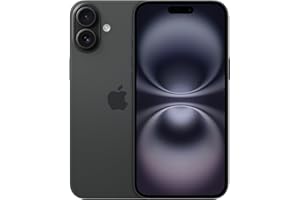 Apple iPhone 16 Plus 128 GB: 5G Handy mit Kamerasteuerung, A18 Chip und einem echten Boost für die Batterie. Funktioniert mit AirPods, Schwarz
