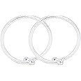 NEMICHAND JEWELS 925 Sterling Silver Baby Kada Delicate and Durable Bracelet Bangle for Infants and Toddlers