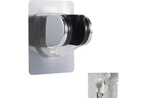YUANBAOTT Duschhalterung Ohne Bohren, Duschkopf Halterungen, 360° Drehbar Verstellbarer Duschkopfhalterung, Handbrause Halterung, Universell Brausehalter Wand Montierte für Handbrause Duschkopf