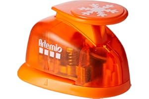 Artemio VIHCP247 Perforatrice à Levier Moyenne Flocon de Neige Plastique Multicolore 8,5 x 5 x 12 cm