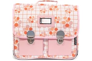 Les Déglingos Cartable Enfant Fille (Pomelos l'Autruche) - CP à CE1 - Sac à Dos Scolaire - 38 cm - 20 Litres - Rose Taille Unique