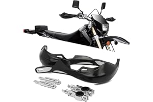 USTPO Protège-mains universel en aluminium pour moto, pour guidons 22 et 28 mm pour moto tout-terrain, ATV, Yamaha, Kawasaki, Suzuki, Honda, Motocross, Dirt Bike Enduro