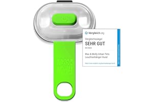 MAX & MOLLY URBAN PETS Max&Molly LED étanche pour animaux de compagnie Vert citron