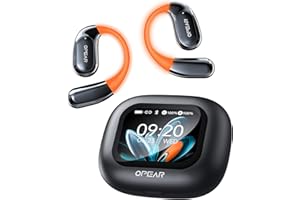 ‎RELXHOME NE27 AI Übersetzer Kopfhörer in Echtzeit, Übersetzungskopfhörer für 134 Sprachen mit LCD Touchscreen, Open Ear Sprachübersetzer Kopfhörer, Kompatibel mit iOS & Android für Reisen, Business, Lernen