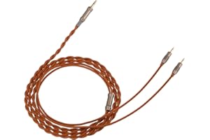 SIVGA Dual 2.5mm to 3.5mm Replacement Audio Cable for Phoenix, Oriole & SV021, Brown
