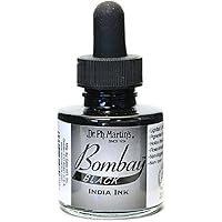 Dr PH Martins Bombay Drawing Ink - Colour Indian Ink Set - 12 x 1oz Set 1 U