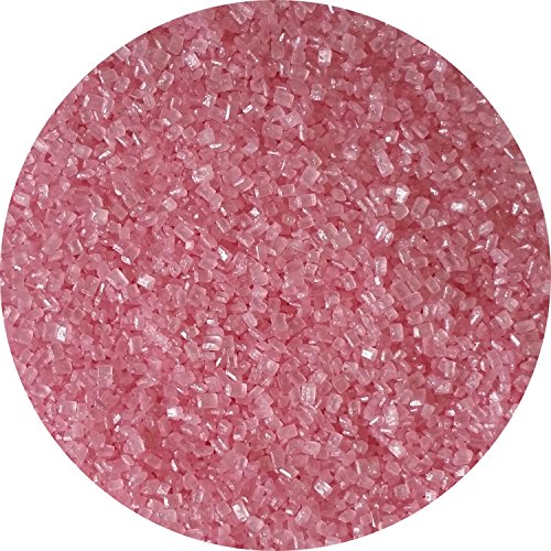 yagma Cake Pops – 100 Stück – 15 cm Bio papier weiss inkl. Promopack Regenbogen Glimmerzucker - 3