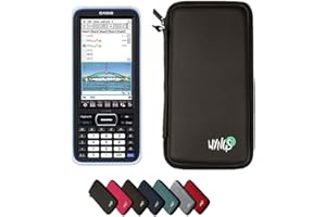 CALCUSO Economy Pack: Casio Classpad II (FX-CP400) Graphic Calculator + WYNGS Protective Case Black