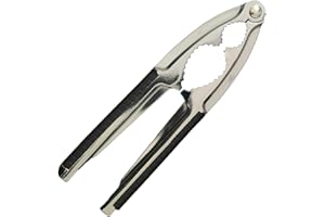 YingMengZhiGe Walnussknacker & Nussknacker Walnüsse, Nutcracker aus Metall, Nussknacker für Haselnüsse & Paranüsse, Walnüsse Maronen, Zinklegierung, Stabil & Ergonomisch