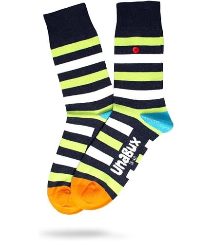 UNABUX Socken Für Damen & Herren – Größe 41-46, Bunt Gemustert, Aus Weicher Baumwolle, Hoher Tragekomfort
