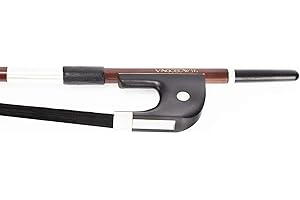 VINGOBOW NOUVEAU archet contrebasse en orgelet allemand Brazilwood 4/4 Taille 76cm Magnifique flexibilité et toutes les pièces sont professionnellement équipées