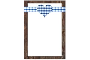 ‎LOGBUCH-VERLAG Logbuch-Verlag 50 Blatt Papier Briefpapier Motiv BAYERN HERZ DIN A 4 blau weiß kariert Speisekarte bayerische Deko Bastelpapier Druckerpapier