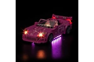 LocoLee Licht Set Kompatibel mit Lego 77241 2 Fast 2 Furious – Honda S2000 (Kein Lego-Set), Dekorative Beleuchtung Set Compatible with Lego Honda S2000 Speed Champions