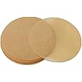 MOCUI 200Pcs Parchment Paper Rounds for Baking, Precut Burger Patty Paper, Unbleached & Non-stick, Parchment Circles Liners for Cookies, Bread, Meat, Pizza, Oven, Air fryer, Frying Pan (11cm/4.3inch)
