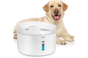 NPET Automatic Dog Drinking Fountain, 5L with LED Light and Adjustable Brightness for Cats and Dogs, DF20