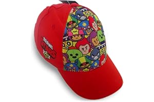 CORIEX Kapelusz Brawl Stars. Kapelusz z daszkiem. Rozmiar uniwersalny Poliester. Czapka Baseballowa 52 cm