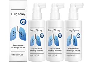 Lungspray | Stöd för rengöring av hals och luftvägar | för klar andning