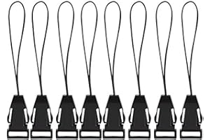 TOPIKY 8PCS QD Loops Conectores Cámara Liberación rápida Kit de Hebilla Correa para el Cuello Cámara Ojal Correa para la Correa