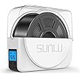 SUNLU Official Filament Dryer S1 PLUS with Fan, Moisture-Free Filament Dryer Box for 3D Printer Filament, Easy to Use and Portable FilaDryer, PLA PETG ABS Nylon TPU 3D Filament Dryer SUNLU S1, (White)