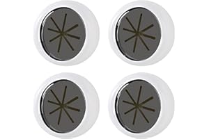 ZEACCT Paquete de 4 anillos adhesivos para toallas de cocina, ganchos sin taladrar para paños de baño y hogar, diseño redondo seguro