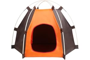 OUGE Pet Tents Portable Folding Anti-Ultraviolet Rainproof Waterproof Durable Dogs Cats Bed House for Summer Indoor Outdoor Travel Camping
