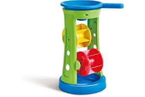 Hape Double Sand and Water Wheel Beach Toy, Beach and Sand Toy For Toddlers, BPA Free Toys, Multicolor Sand and Water Toy, Ages 18 Months and Up