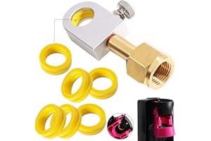 ASOFTY 6 guarnizioni di ricambio compatibili con aeratore Duo Quick Connect QC, Art, Terra, guarnizione di ricambio per adattatore di ricarica