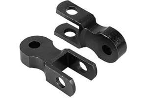 MIYINLA Élévateur d'Amortisseur,2 pièces Moto Amortisseur Arrière Riser 3cm Dispositif De Rehaussement pour Châssis Universel Moto Amortisseur Arrière Riser Hauteur Extension(Pas de vis)